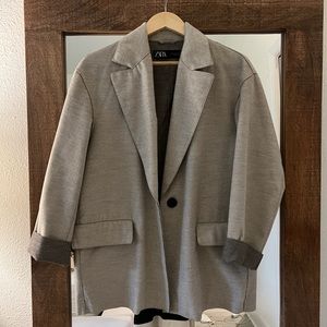Zara gray blazer